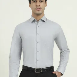 Greenfibre Slim Fit Cutaway Collar Slim Fit Formal Cotton Shirt-picture-14