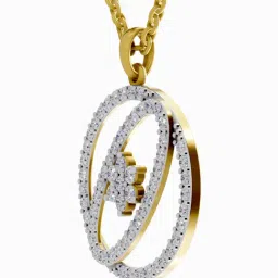Sparkles 14k (585) Yellow Gold Lab Grown Diamond Pendant image 2