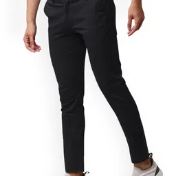 Basics Men Printed Comfort Trousers image 4