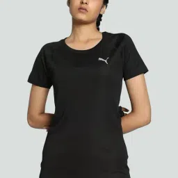 Puma Black Slim Fit Sports T-Shirt-image-72