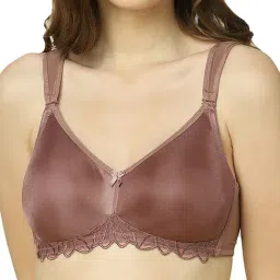 Triumph Brown Lace Full Coverage Minimizer Bra image 4