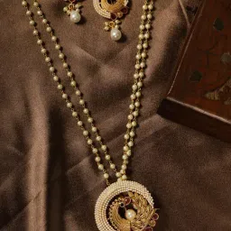 Priyaasi Traditional Wear Gold-Plated Jewellery Set-picture-12