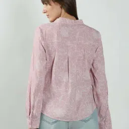 Vero Moda Pink Regular Fit Printed Top image 2