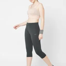 Sweet Dreams Charcoal Grey Slim Fit Capris image 5