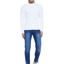 Hypernation White High Neck T-Shirt image 5