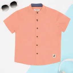 Pantaloons Junior Apricot Blush Coral Shirt-picture-29