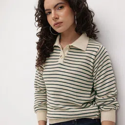Roadster Women Striped Pullover-picture-20
