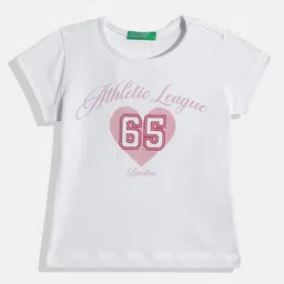 United Colors of Benetton Girls Typography Printed T-shirt-picture-20