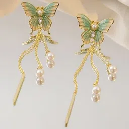 AKISON JEWELS Geometric Drop Earrings image 2