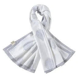 Malabar Baby Fort Blue Cotton Dohar- Multicolor-picture-15