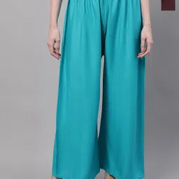 Valles365 by S.C. Women 2 Flared Palazzos-image-41