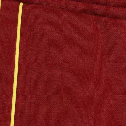 Puma Unisex Intense Red Cotton Solid Full Sleeves Pants image 4