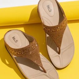 Inc.5 Women's Tan Thong Wedges-picture-3