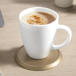 Larah by Borosil White Ceramic Mugs - Set of 2 240ml image 4