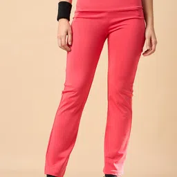 COLOR CAPITAL Antimicrobial High-Rise Flared Tights-picture-30