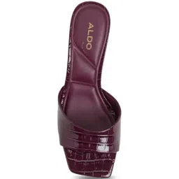 ALDO Women's ENCHANTING Bordo Casual Sandals image 4