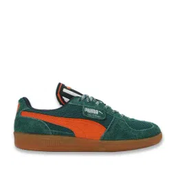 Puma Men's Palermo Myrtle Green & Maple Syrup Casual Sneakers-image-88