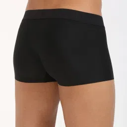 Calvin Klein Underwear Black Mid Rise Slim Fit Trunk image 3