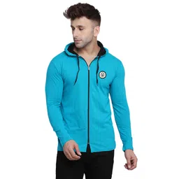 BEYOU FASHION Hooded Slim Fit T-shirt-image-83