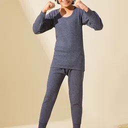 INFERNO Kids Cotton Polyfill Striped Thermal Set-picture-48