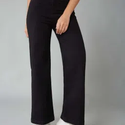 Dolce Crudo Black Flared Fit Jeans image 4