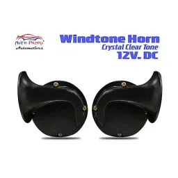 Auto Pearl Universal 12V Windtone Horn Compatible with MU 7 image 2