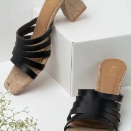 Inc.5 Women's Black Casual Sandals-picture-21