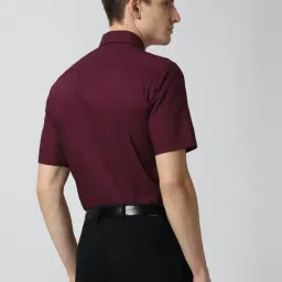 Peter England Purple Regular Fit Shirt image 2
