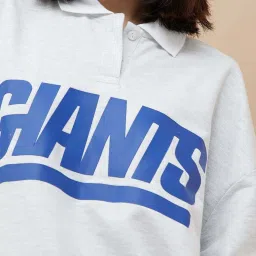 Ginger by Lifestyle White Cotton Printed Sweatshirt image 4