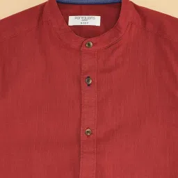 Pantaloons Junior Boys Rust Shirt image 4