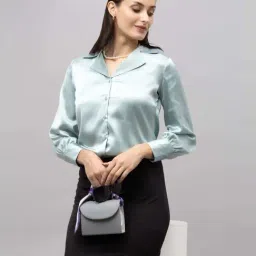 PURYS Blue Regular Fit Shirt-picture-45