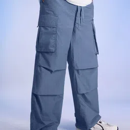 The Souled Store Men Loose Fit Trousers-image-51