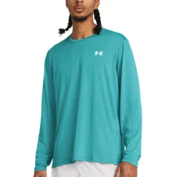 Under Armour Teal Slim Fit Printed T-Shirt-picture-29