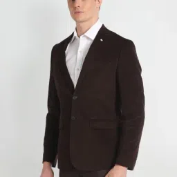 Arrow Brown Slim Fit Blazer image 3