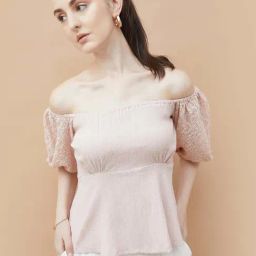 Code By Lifestyle Dusty Pink Regular Fit Top-picture-10