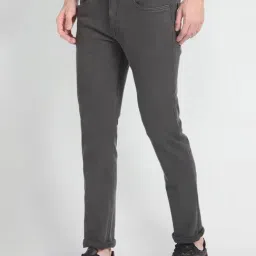 U.S. Polo Assn. Brandon Dark Grey Slim Fit Lightly Washed Jeans image 3