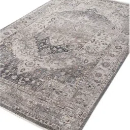 Asterlane Soft Rug For Living Room 4X6 Feet Brown Premium Collection Carpet For Living Room image 3