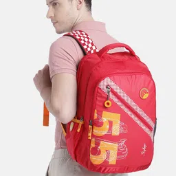 Skybags Kids Red RIDDLE 3 SCHOOL Backpack image 3