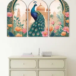 Livin'luxe Multicoloured MDF Other Wall Paintings-picture-34