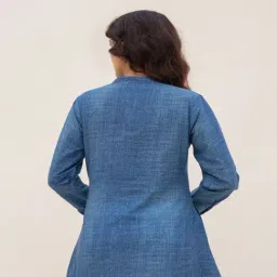 Juniper Blue Cotton A Line Tunic image 2
