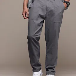 The Roadster Life Co. Men Relaxed Fit Pure Cotton Chinos Trousers-picture-20