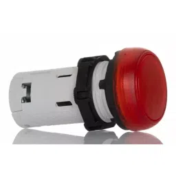 Lovato LPML, Panel Mount Red LED Pilot Light, 22 mm Cutout, IP66, IP67, IP69K, Round, 24V, LPMLB4 image 4