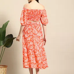 Mast & Harbour Printed Top with Skirt Co-Ord Set image 5