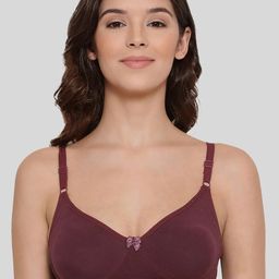LYRA Combed Cotton Seamless Moulded Encircled Medium Coverage T-shirt Bra-picture-30