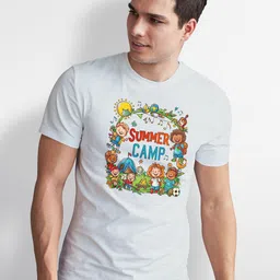 Seekbuylove Men Bio Finish Graphic Printed Pure Cotton T-shirt image 5