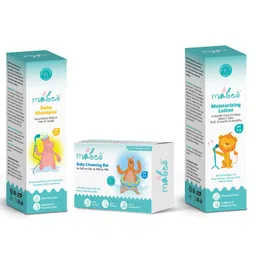 Mateo Baby Moisturizing Lotion (200ml), Baby Cleansing Bar (75g) & Baby Shampoo (200ml) Combo Pack-image-42