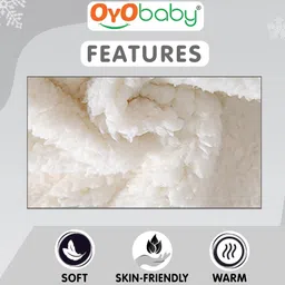 Oyo Baby Fleece New Born All Season Ultrasoft Reversible Single Baby Blanket for Babies Grey and Blue Pack of 2 image 2