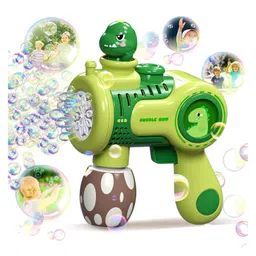 Sanjary Dinosaur Bubble Machine Gun for Todddles Kids color design may vary image 2