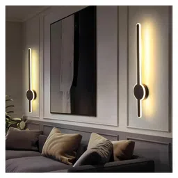 JD FRESH 1 PC Sward Design LED Wall Decorative Highlighter For Living Room & Bedroom (Black) image 5