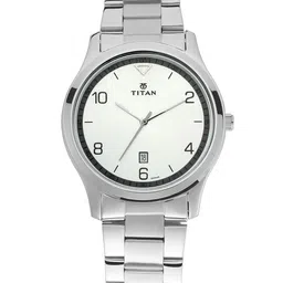 Titan Workwear Men Silver Analogue watch NL1770SM01-picture-30